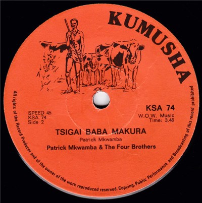 Patrick Mkwamba & The Four Brothers - Vambozha Vauya / Tsigai Baba Makura download mp3 flac
