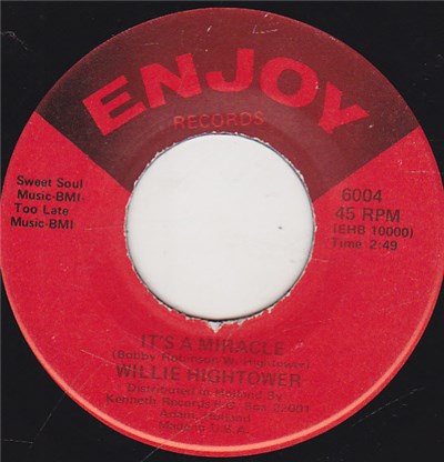 Willie Hightower - It's A Miracle / Nobody But You download mp3 flac