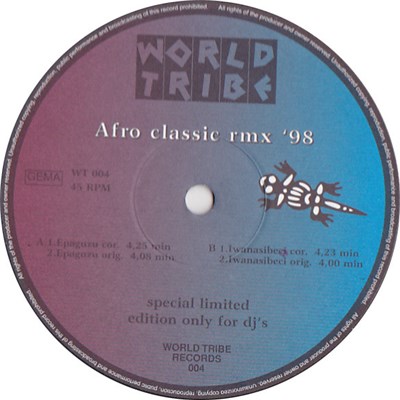 DJ Fred , Amado - World Tribe 04 - Afro Classic Rmx '98 download mp3 flac
