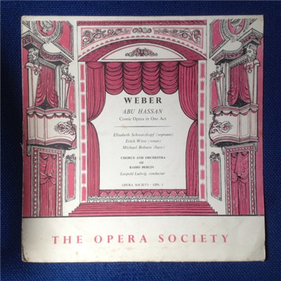 Weber - Elisabeth Schwarzkopf, Erich Witte, Michael Bohnen, Leopold Ludwig, Berlin Radio Symphony Orchestra - Abu Hassan download mp3 flac