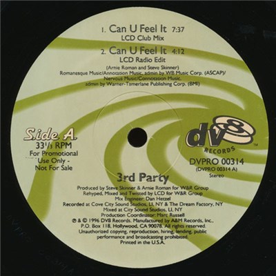 3rd Party - Can U Feel It (LCD Mixes) download mp3 flac