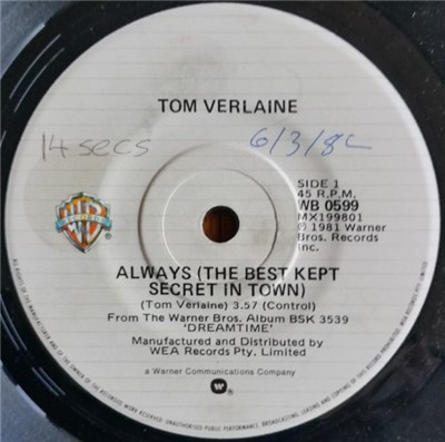 Tom Verlaine - Always (The Best Kept Secret In Town) download mp3 flac