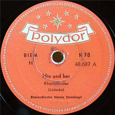 Blasorchester Hanns Steinkopf - Hin Und Her / Klarinettenmuckel download mp3 flac