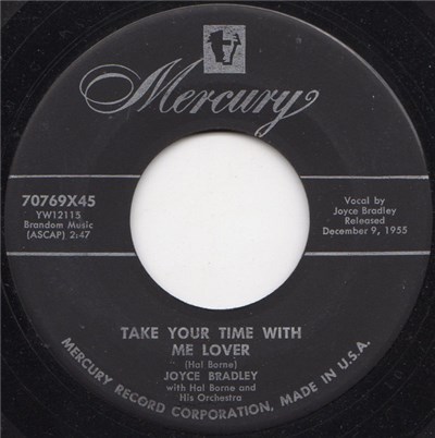 Joyce Bradley - Take Your Time With Me Lover download mp3 flac