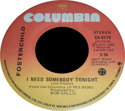 Fosterchild - I Need Somebody Tonight download mp3 flac