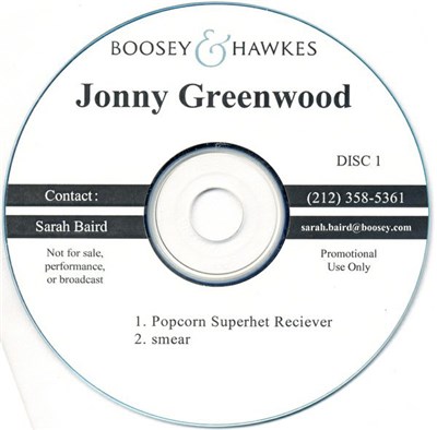 Jonny Greenwood - Popcorn Superhet Receiver / smear download mp3 flac
