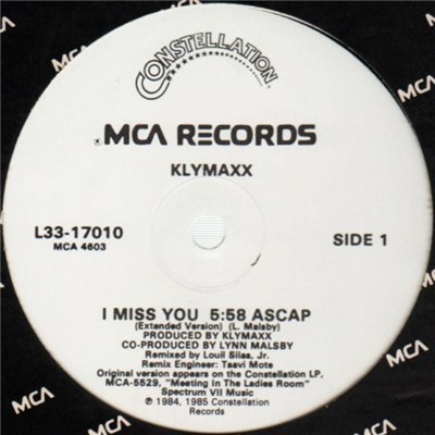 Klymaxx - I Miss You download mp3 flac