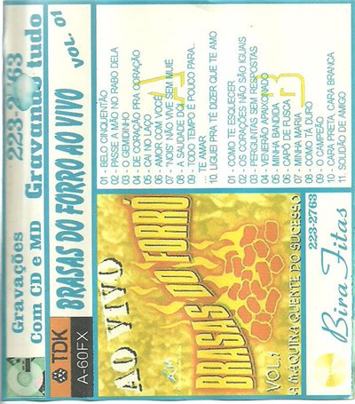 Brasas Do Forró - Ao Vivo Vol. 1 - A Máquina Quente Do Sucesso download mp3 flac