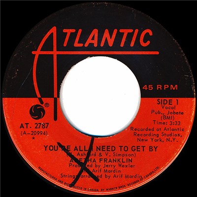 Aretha Franklin - You're All I Need To Get By / Pullin' download mp3 flac