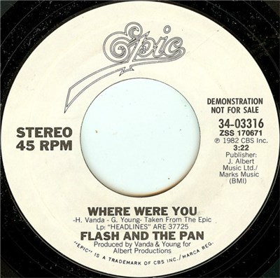 Flash And The Pan - Where Were You download mp3 flac