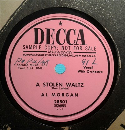 Al Morgan - A Stolen Waltz / Two Foolish Hearts download mp3 flac