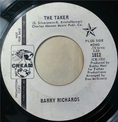 Barry Richards - The Taker / Such A Small Thing download mp3 flac