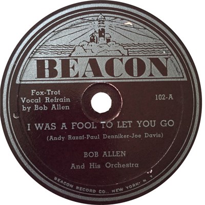 Bob Allen And His Orchestra - I Was A Fool To Let You Go / The Air Raid Warden Song download mp3 flac