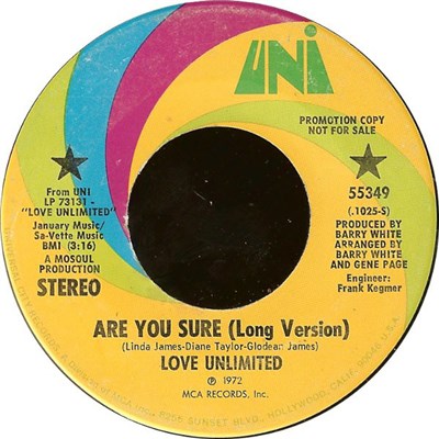 Love Unlimited - Are You Sure download mp3 flac