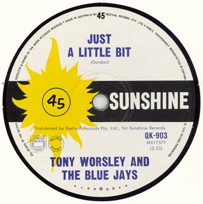 Tony Worsley And The Blue Jays - Just A Little Bit download mp3 flac