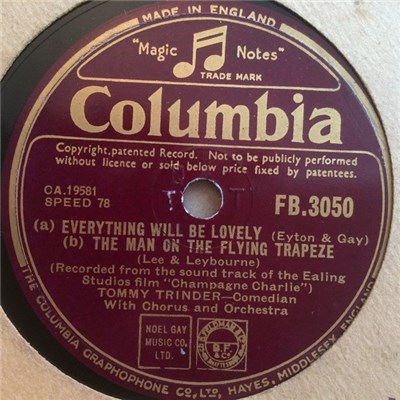 Tommy Trinder - Champagne Charlie / Everything Will Be Lovely/ The Man On The Flying Trapeze download mp3 flac