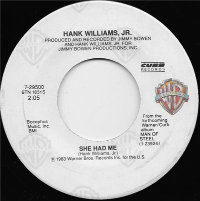 Hank Williams, Jr. - She Had Me download mp3 flac