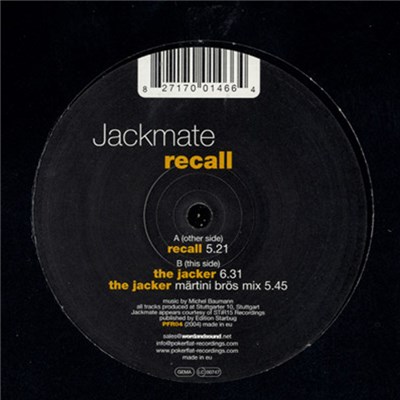 Jackmate - Recall download mp3 flac