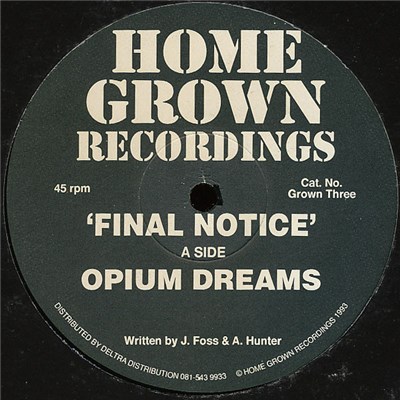 Final Notice - Opium Dreams / Five Minutes From Heaven download mp3 flac