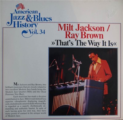 Milt Jackson / Ray Brown - That's The Way It Is download mp3 flac