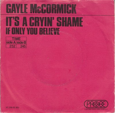 Gayle McCormick - It's A Cryin' Shame download mp3 flac