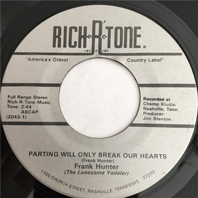 Frank Hunter - Parting Will Only Break Our Hearts download mp3 flac