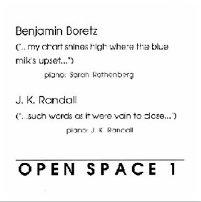 Benjamin Boretz, J.K. Randall - Open Space 1 download mp3 flac