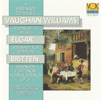 Vaughan Williams, Elgar, Britten - The New York Virtuosi Chamber Symphony, Kenneth Klein - A Serenade To Music download mp3 flac