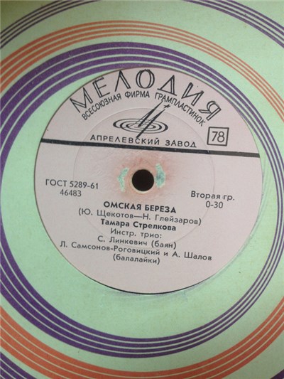 Тамара Стрелкова - Омская Берёза / Как На Горке На Горе download mp3 flac
