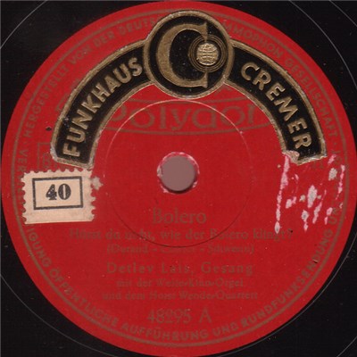 Detlev Lais - Bolero (Hörst Du Nicht, Wie Die Bolero Klingt?) / Wenn Die Glocken Hell Erklingen (Les Trois Cloches) download mp3 flac