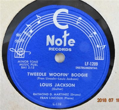 Louis Jackson - Tweedle Woofin' Boogie / Fran's Mood download mp3 flac