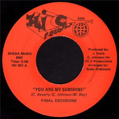 Final Decisions - You Are My Sunshine / You Got To Be My Woman download mp3 flac