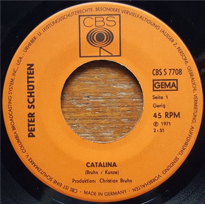 Peter Schütten - Catalina / Junger Mann - Alter Mann download mp3 flac