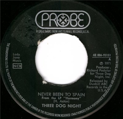 Three Dog Night - Never Been To Spain download mp3 flac