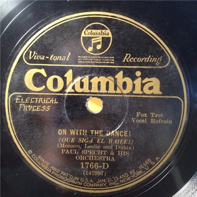 Paul Specht & His Orchestra - On With The Dance! / My Annapolis (And You) download mp3 flac