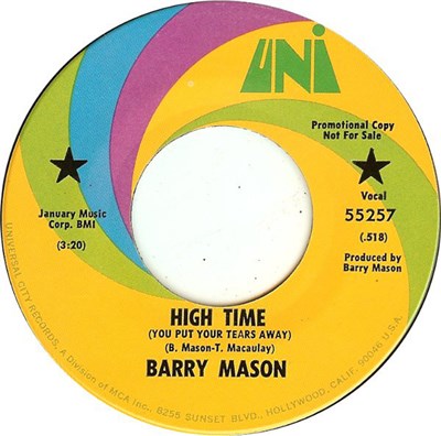 Barry Mason - High Time (You Put Your Tears Away) download mp3 flac
