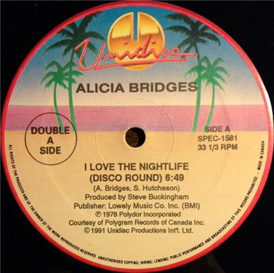 Alicia Bridges / Teri DeSario - I Love The Nightlife (Disco Round) / Ain't Nothing Gonna Keep Me From You download mp3 flac
