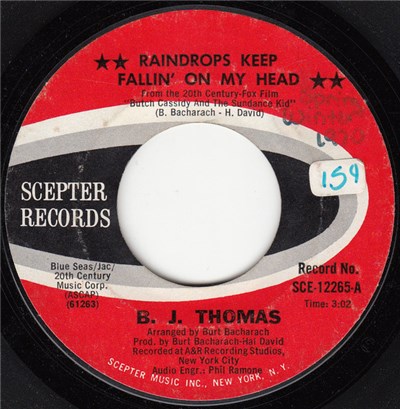 B.J. Thomas - Raindrops Keep Fallin' On My Head download mp3 flac