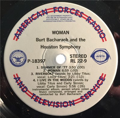 Burt Bacharach And The Houston Symphony / Lani Hall - Woman / Double Or Nothing download mp3 flac