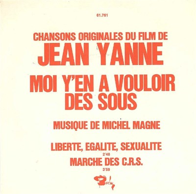 Michel Magne - Chansons Originales Du Film De Jean Yanne Moi Y'en A Vouloir Des Sous download mp3 flac