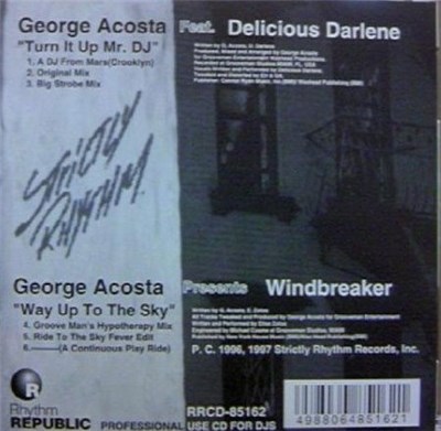 George Acosta - Turn It Up Mr. DJ / Windbreaker (Way Up To The Sky) download mp3 flac