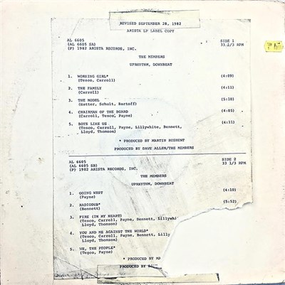 The Members - Uprhythm, Downbeat download mp3 flac