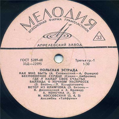 Various - Польская Эстрада download mp3 flac