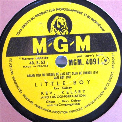 Rev. Kelsey And His Congregation - Little Boy / Tell Me How Long download mp3 flac