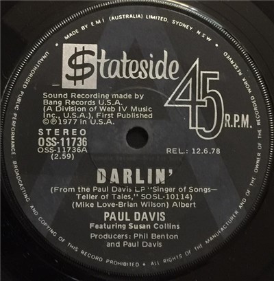 Paul Davis - Darlin' download mp3 flac