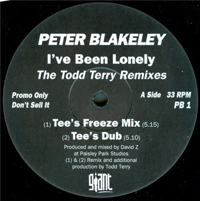 Peter Blakeley - I've Been Lonely (The Todd Terry Remixes) download mp3 flac