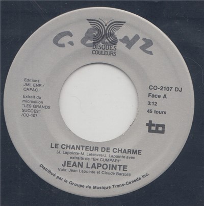 Jean Lapointe - Le Chanteur De Charme download mp3 flac