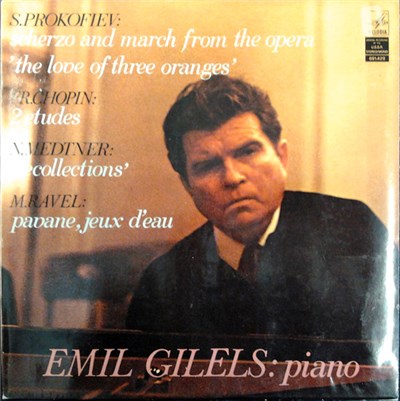 S. Prokofiev / Fr. Chopin / N. Medtner / M. Ravel, Emil Gilels - Scherzo And March From The Opera 'The Love Of Three Oranges' / 2 Etudes / Recollections / Pavane, Jeux D'eau download mp3 flac