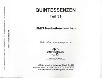 Various - Quintessenzen download mp3 flac