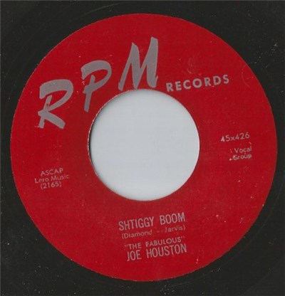 "The Fabulous" Joe Houston - Joe's Gone / Shtiggy Boom download mp3 flac